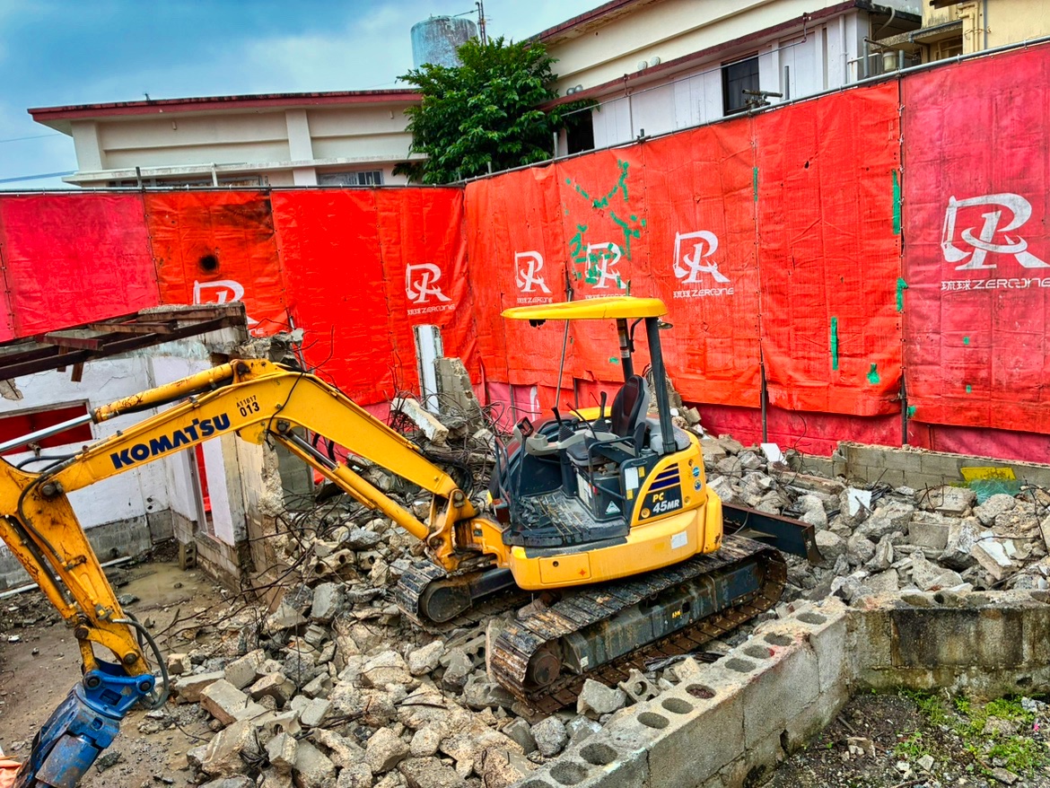 沖縄県沖縄市建物解体工事｜解体工事は琉球ZERO-ONE