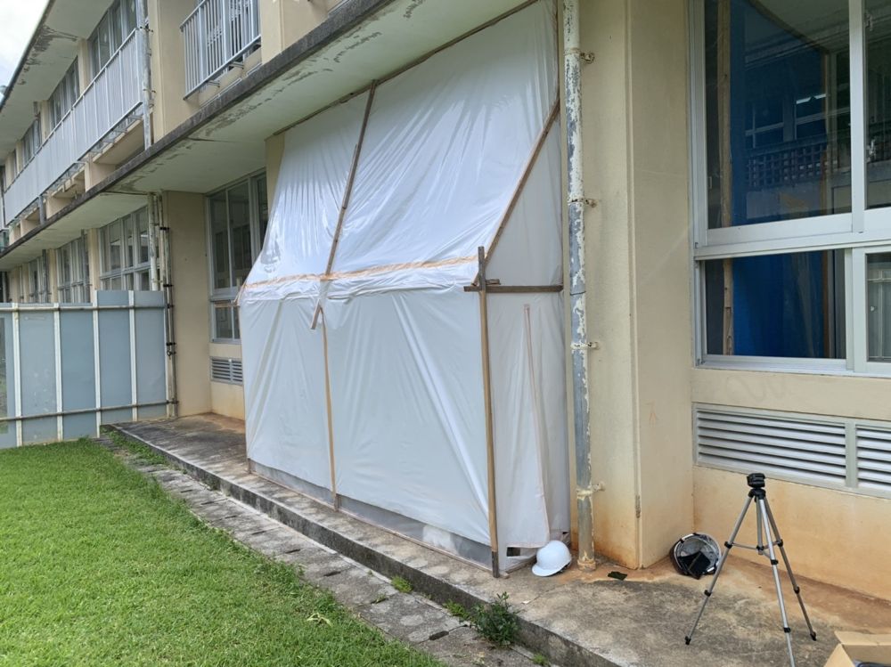 小学校 解体作業