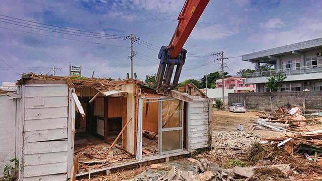 北谷　一般住宅　解体工事