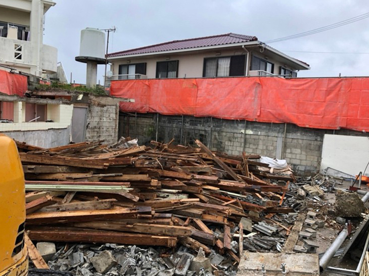 那覇市　一般住宅解体工事